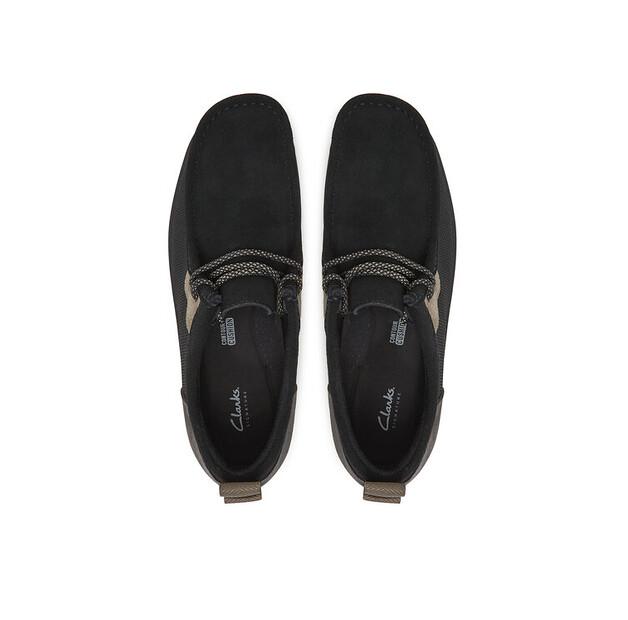 Полуботинки Clarks Wallabee 26181387 чёрный