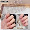 14Tips Gel Nail Stickers Semi Cured Full Cover Stickers Gel Nail Patch Polish Strips DIY Nail Art Making Waterproof Manicure Art