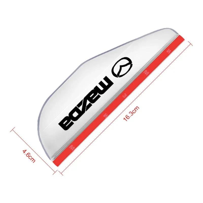 2Pcs PVC Car Rear View Mirror Sticker Rain Eyebrow Auto Side Mirror RainProof Cover for Mazda CX-9 MX5 CX30 Atenza CX-5 CX5 CX-7 GH6
