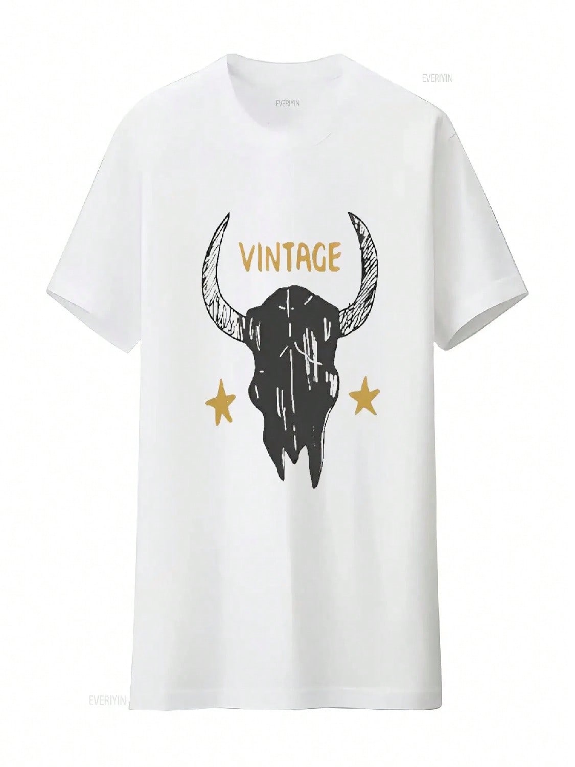 VINTAGE American Retro Cool Womens T Shirt White Vintage Washed Breathable Graphic Comfortable Stylish Designer Clothes S