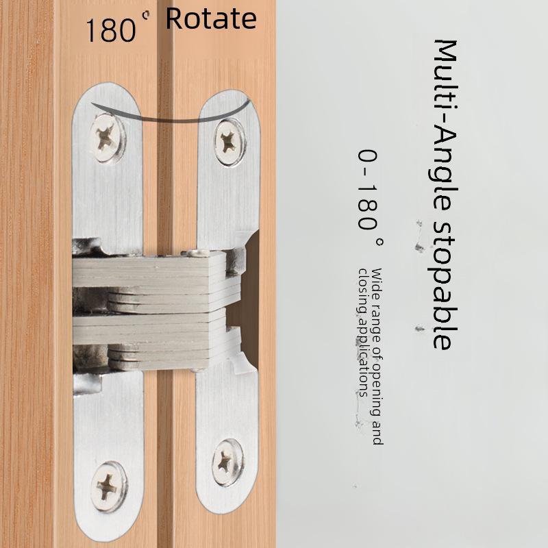 Thickened Stainless Steel Concealed Cross Hinge for European Folding Doors