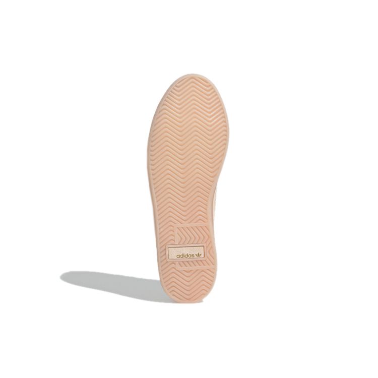 Adidas Originals Sleek Fat Laces Non-Slip Durable Low-Top Skate Shoes Women Sneakers Pink FZ0030