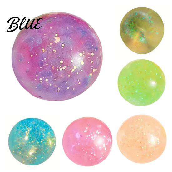 Anxiety Relief Gadget Colorful Squeeze Toy Slow-Rising Soft Fidget TPR Stress Relaxation Ball Decompression for Adults Kids Novelty Party Favor
