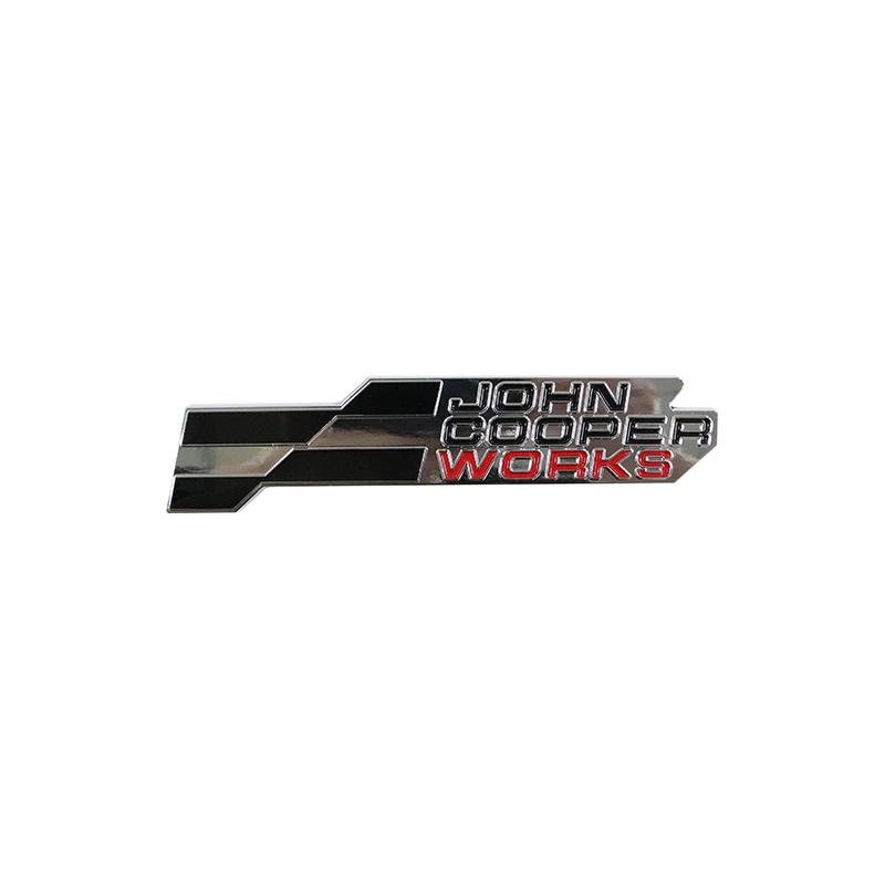 JOHN COOPER WORKS New Badge Car Stickers for BMW MINI JCW Metal Refit Rear Trunk Logo Personality Body Grille Nameplate Mark Or2