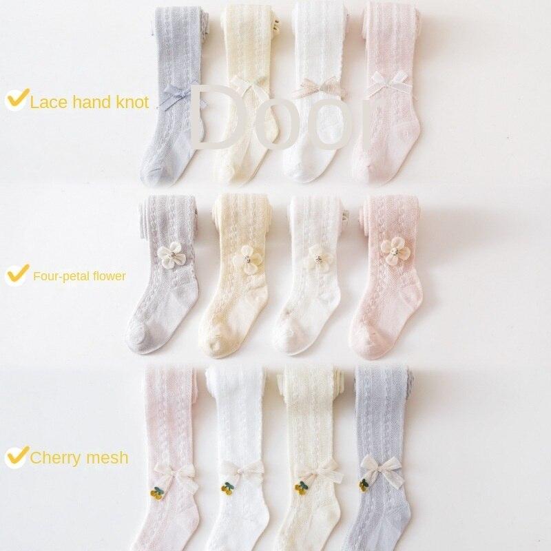 Baby Mädchen 3/4 Pack Strumpfhosen Kleinkind Mesh Leggings Strümpfe Niedliche Schleife Nahtlose Strumpfhosen