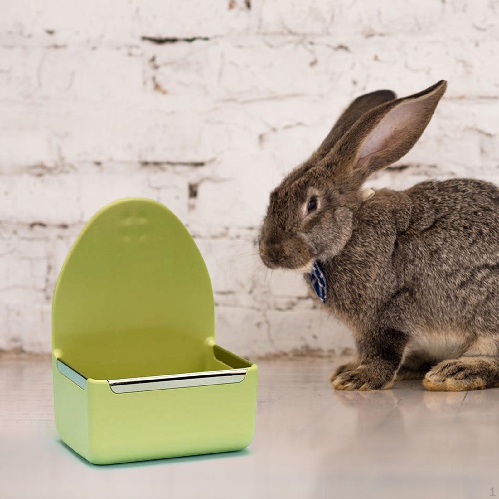 

Feeder for Cage Feeding Basin Dish Water Small Pet Ferret зелёный