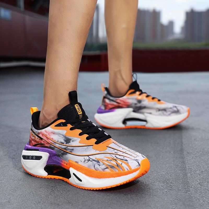 Men's low-top soft-soled cushioning sneakers outdoor light and comfortable versatile casual shoes outdoor racing shoes