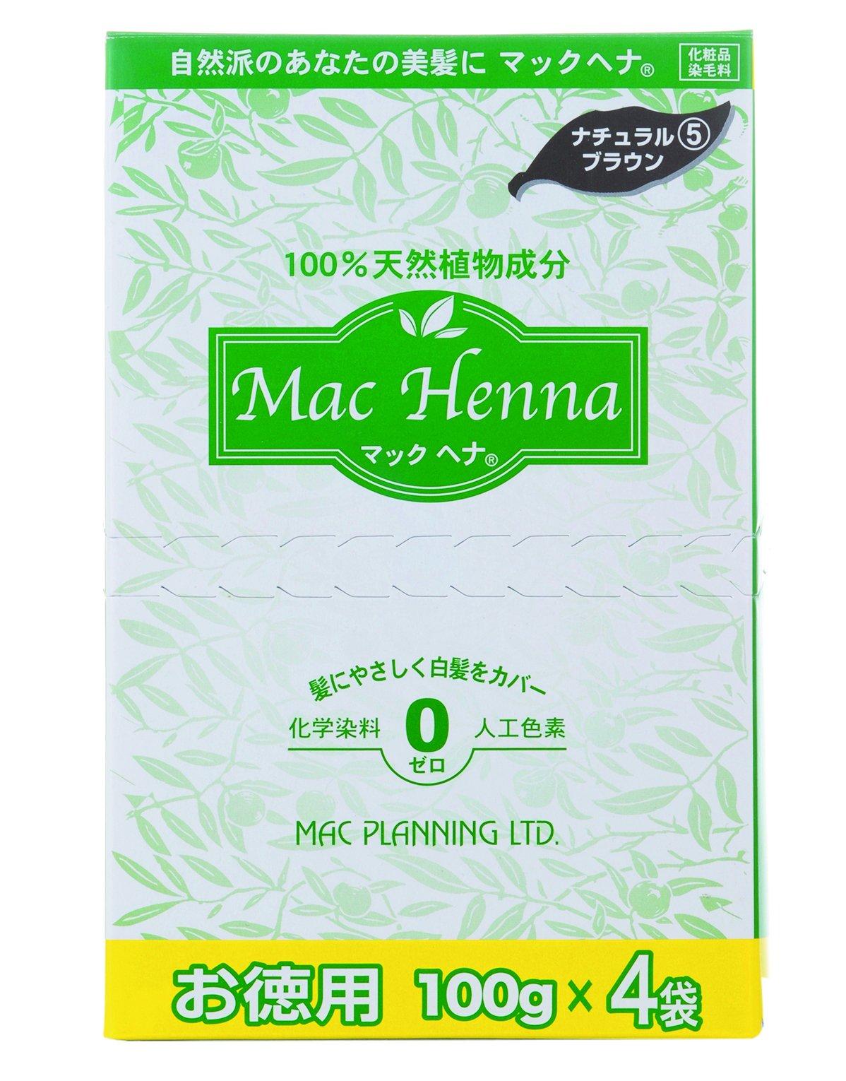 

Mac Henna Herbal Treatment Value Pack Натуральный коричневый 400г (100 г х 4 пакета)