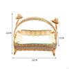 Fruktkorg, serveringsskål i receptionen, rektangulär godisbrickor behållare, tallrik för torkad mat för