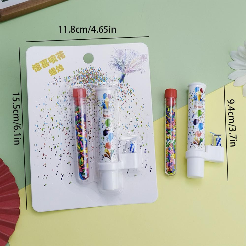 Surprise Candles Happy Birthday Cake Decorated Candles Creative Catapult Candy Effects Decorated Candles Cake Decorating Tools