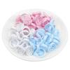 Wholesale 100Pcs Disposable Eyelash Glue Fan Cup Rings Holder Container Tattoo Pigment Eyelash Extension Tools Lash Supplies