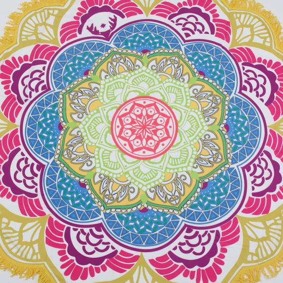 Mandalas Tapestry Lotus Wall Hanging Beach Towel Yoga Mat Blanket Camping Pad