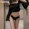 Letrist  Women Sexy Low-waist Thong One Piece Lingerie Temptation Panties No Trace Breathable Underwear Womens Intimates Underpants