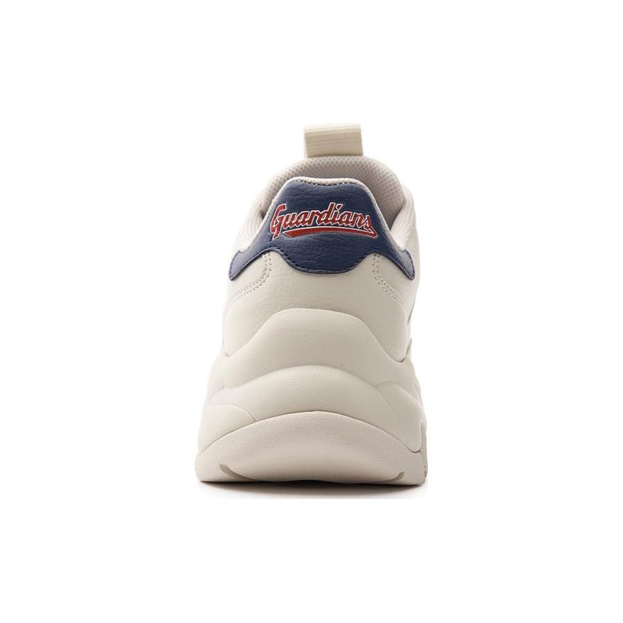 New MLB Big Ball Chunky A Cleveland Indians Anti Slip Wear Resistant Low Top Chunky Sneakers Unisex White 3ASHBLA3N-45NYD
