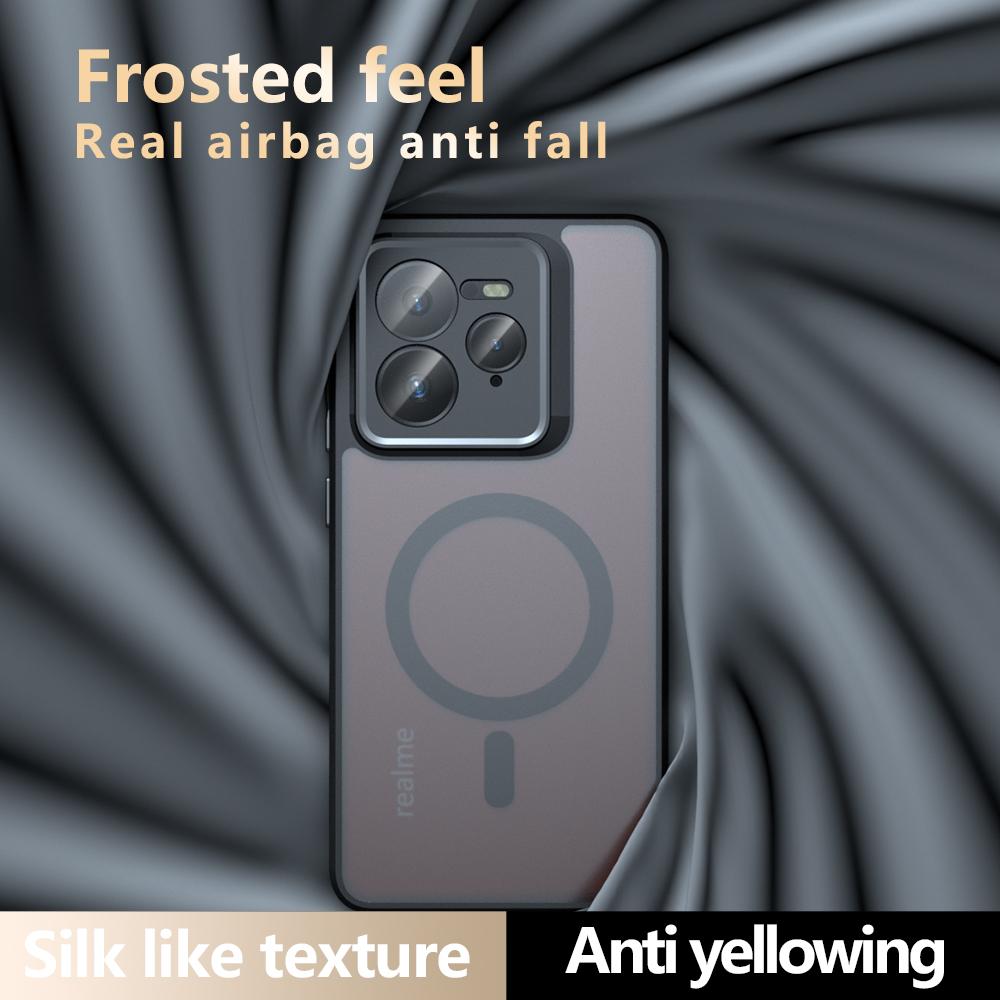 For Magsafe Magnetic Wireless Charging Case For Realme GT7 Pro GT7Pro Shockproof Matte Back Cover Coque