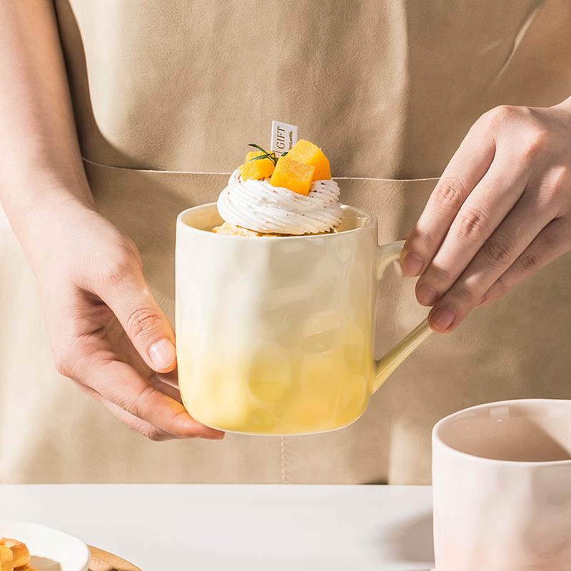 Ceramic Cream Style Coffee Mug