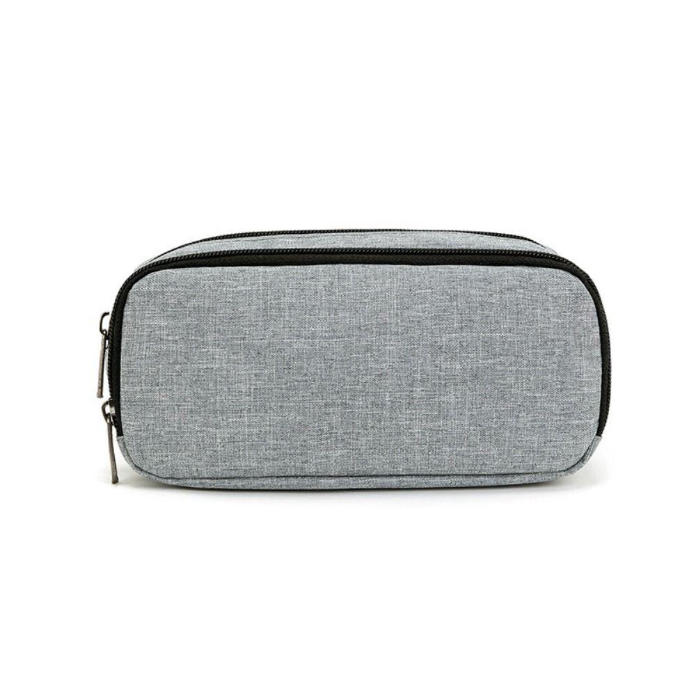Double Layered Portable Pen Bag Large Capacity Stationery Organizer  Desk Organizer