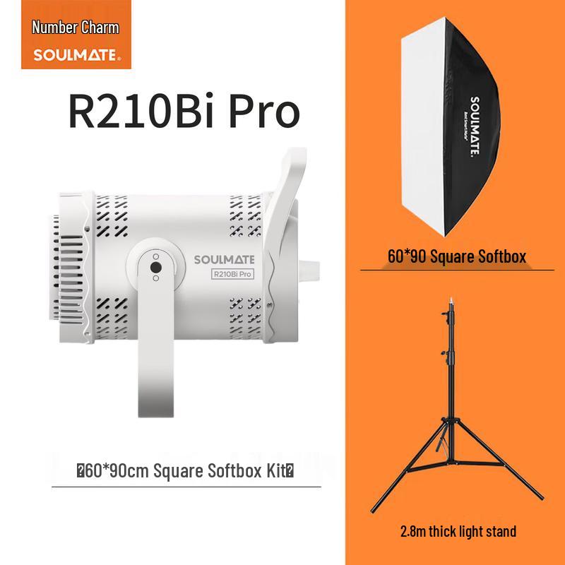 SOULMATE R210Bi Pro 200W Bi-color COB Video Light