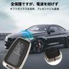Genuine Leather Key Case for Toyota with Key Holder, Waterproof, Scratch-Resistant, No Signal Obstruction,