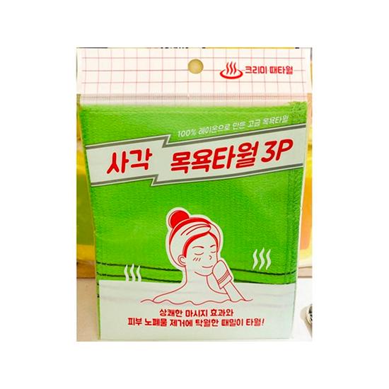 Отшелушивающая мочалка Sungbo Cleamy(13,5x15) 3PX2