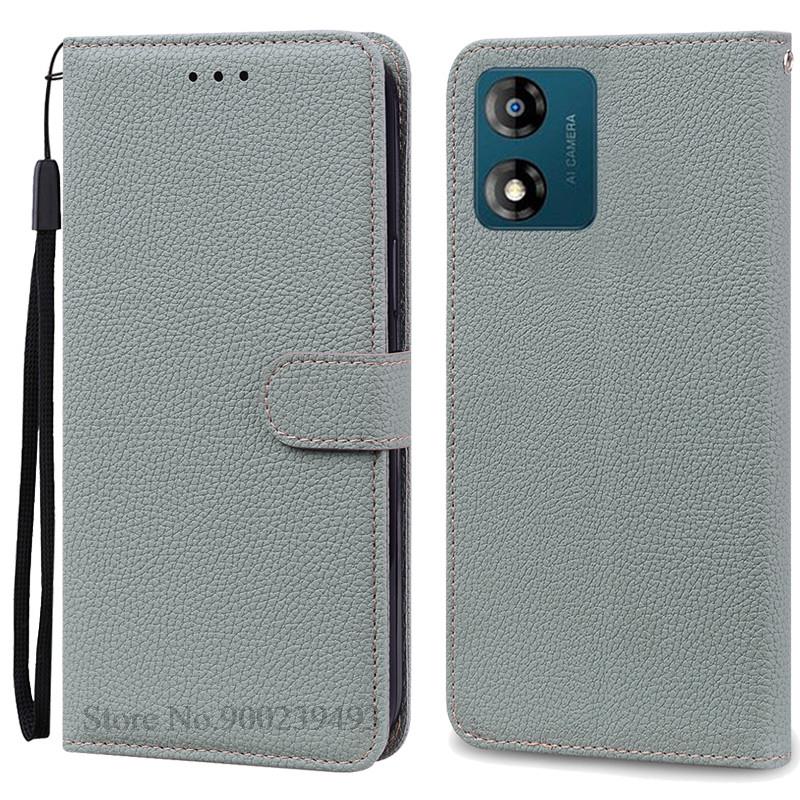 E13 Case For Motorola Moto E13 Case Leather Wallet Flip Cover For Moto E13 Phone Case For Motorola Moto E13 Capa Case Fundas