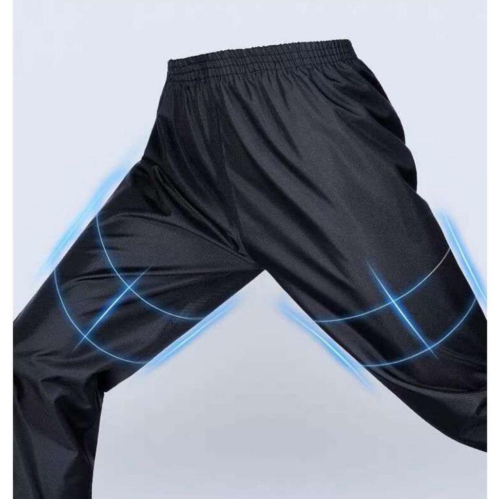 Unisex Waterproof Cycling Pants - Thickened, Stormproof, Half-Body Outdoor Rain Gear for Men and Women