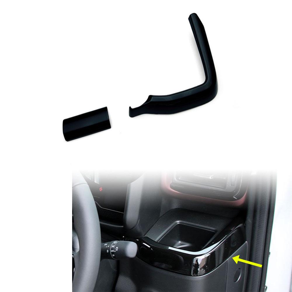 Suzuki Spacia Custom 23-24: Headlight Eyebrow, Fog Light Eyebrow, Front Hood Trim