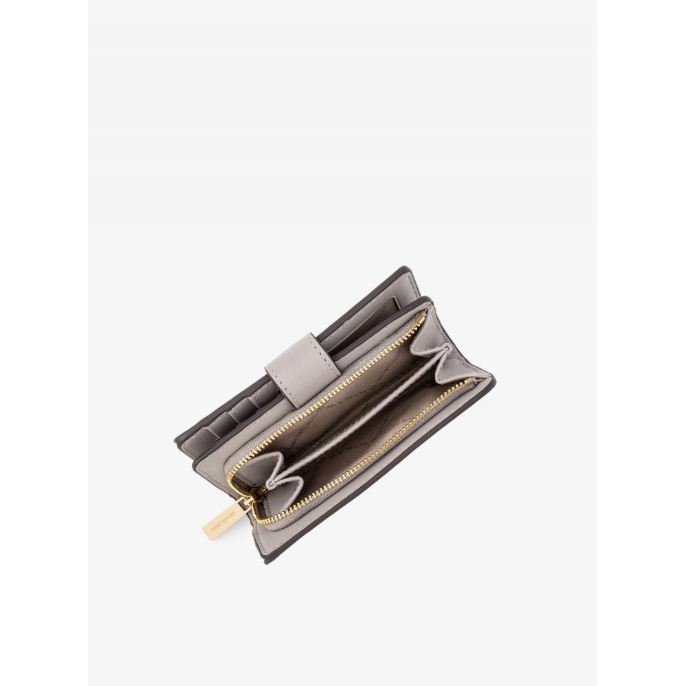 Michael Kors Jet Set Travel Bilfold Zip Coin Wallet Medium   Mk Signature 35f3gtvf2v1999 Optic White