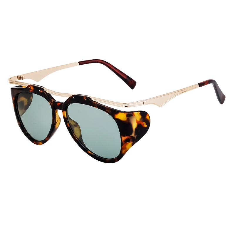 Wind Sunglasses Female Special-Shaped Cat Eye Sunglasses Female Tide Full Frame Sunscreen Sunglasses