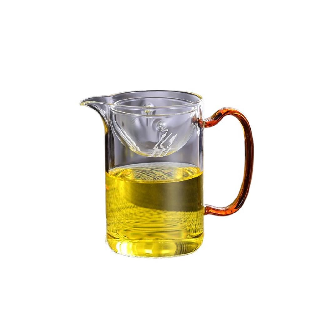 Wooden Brewing Teapot Glass Water Cup Drinkware Tea Infuser Filter  Tea Separation