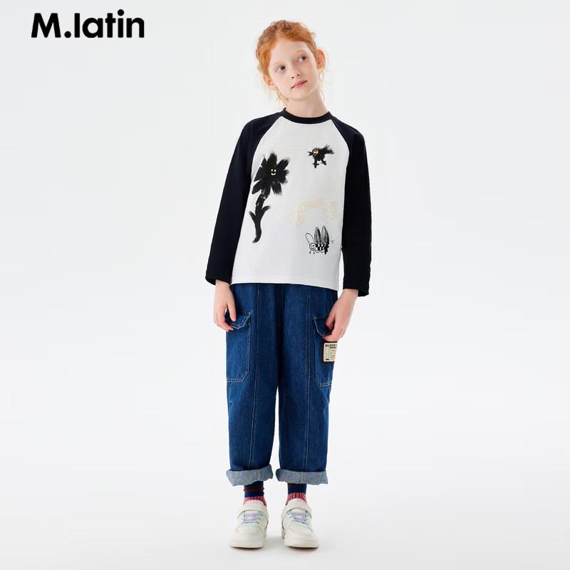 M.Latin Girls' Autumn Colorblock Long Sleeve T-Shirt