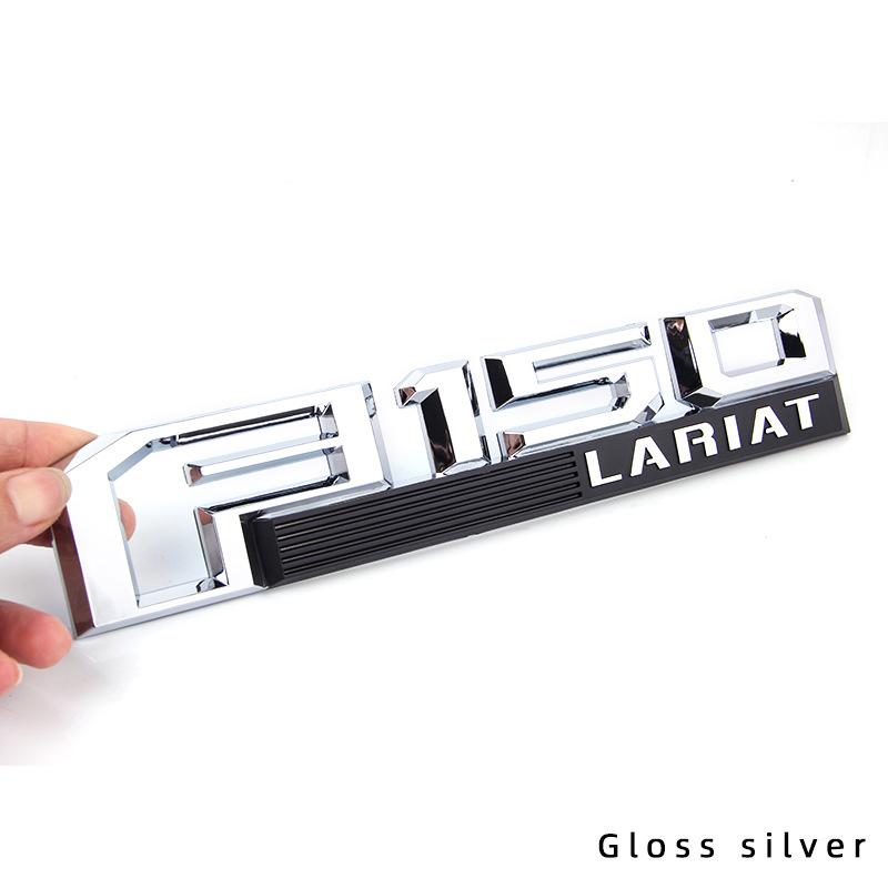 2PCS ABS Car sticker emblem accessories auto decal badge styling for Ford F-150 raptor xlt lARIAT   Logo