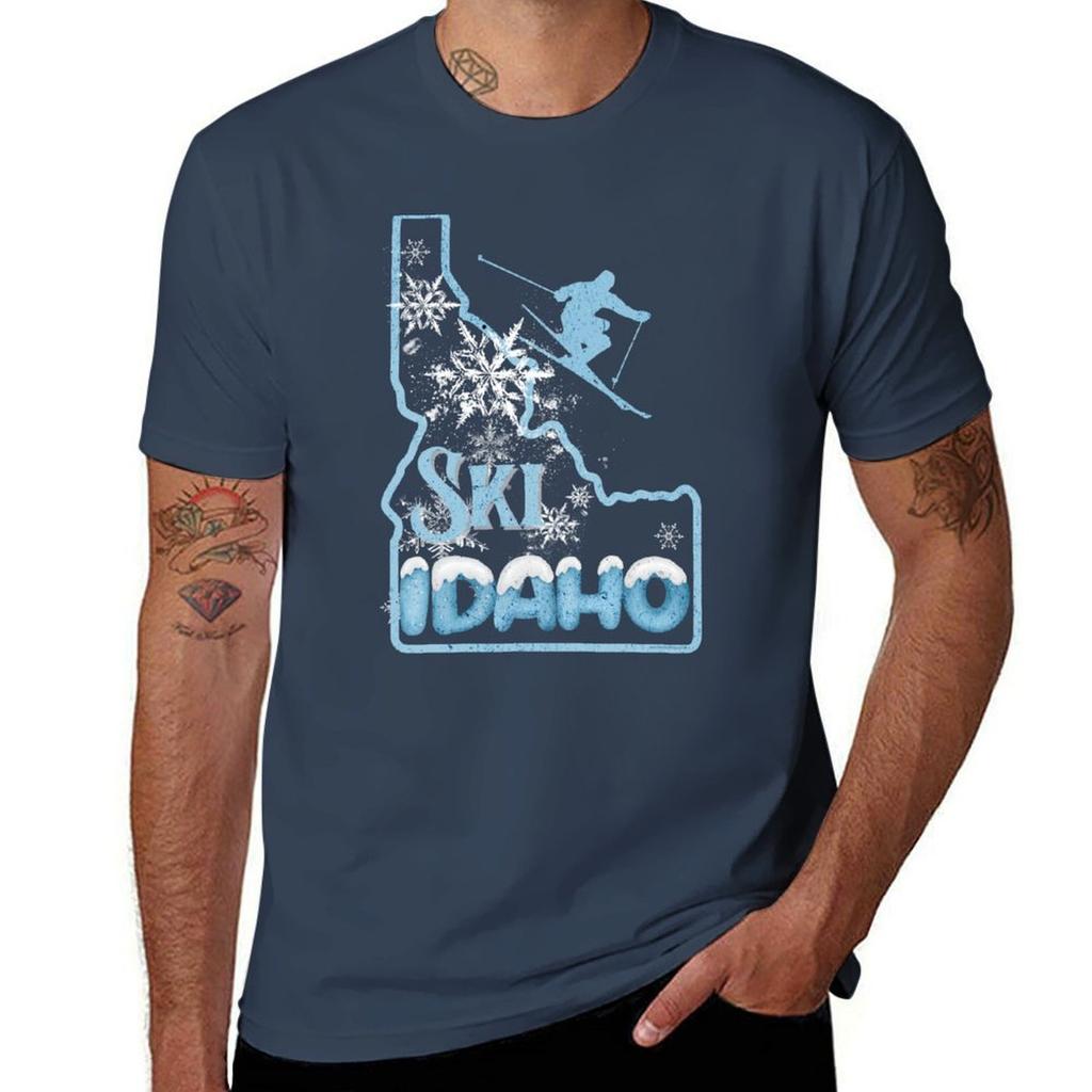 Ski Idaho TShirt Outdoor Sports Lightweight Tee