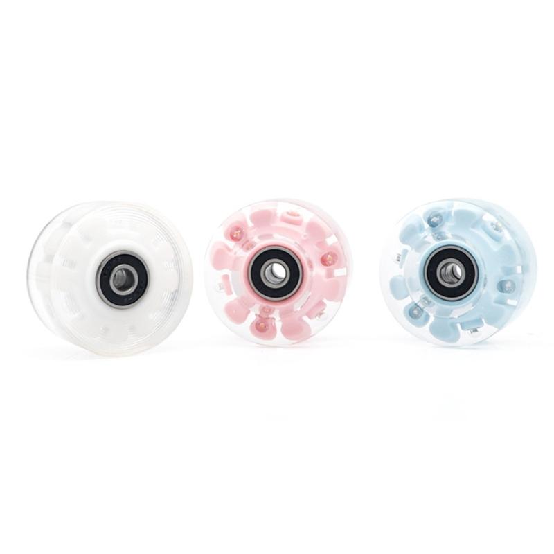 Roller Skate Wheel with Wrenches, Quads Roller Skate Wheel Double Row Skating Skateboard Quads Skate Replacement Wheels