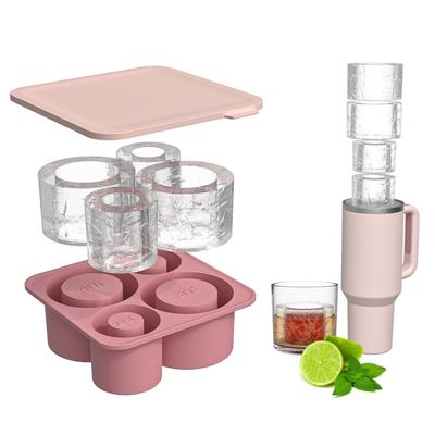 20/30/40oz Tumbler Iskubslåda med Lock 4 Hål BPA