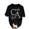 Trendy Brand Short-Sleeved Pure Cotton Men'S Printed T-Shirt Trendy Men'S And Women'S Versatile Round Neck T-Shirt Men'S