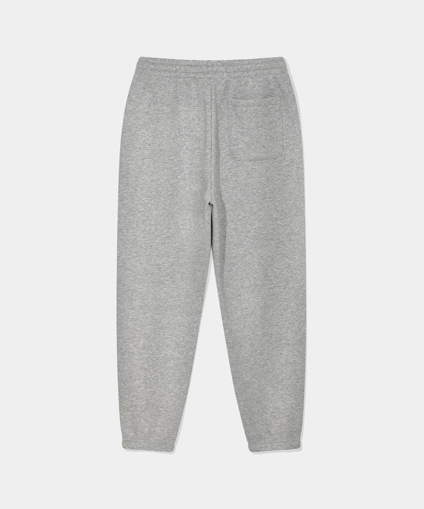DOLPHIN WAVE APPAREL Dolphin Chain Embroidery Fleece-Lined Jogger Pants Melange Grey