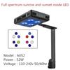 30W 52W 75W LED Aquarium Light Dimmable Full Spectrum Coral Reef Grow Fish Tank LED Light Marine Sea Tank Coral Lighting System