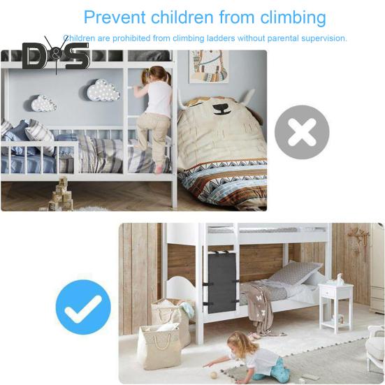 Bunk Bed Ladder Safety Cover Foldable Bunk Bed Ladder Lock Pad Prevent Kids Climbing Universal Bunk Bed Ladder Guard Protector Board