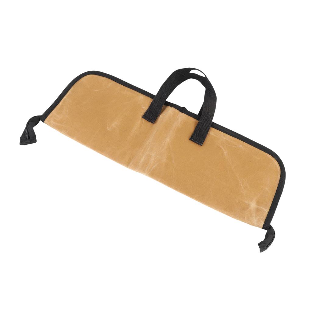 Kochwerkzeug-Aufbewahrungstasche Canvas Tragbar Gabelhalter Kochwerkzeug-Wickeltasche Tragetasche mit Griff für