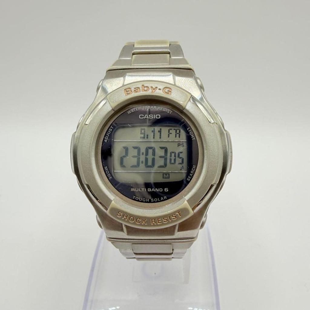 Used CASIO Baby-G BGD-1320C Radio Controlled Solar Composite