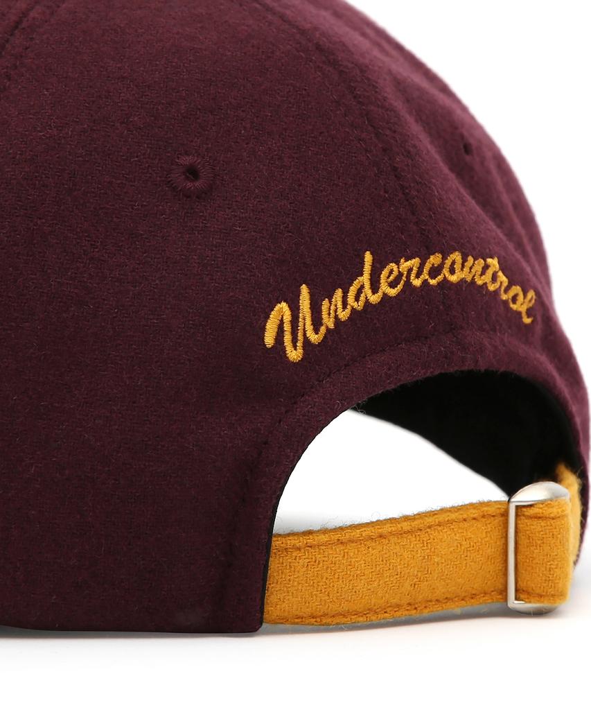 Eondeokeonteulol Unisex Autumn/Winter Flannel Color Block Soft Top Ball Cap Baseball Cap Sports Crew / Authentic B B / Wine Flannel
