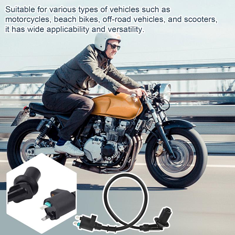 Motorcycle Ignition Coil Electrode Ignition Coil Racing Solenoid Spark Plug For TRX300 50CC 125CC 150CC Motorcycle Accessories