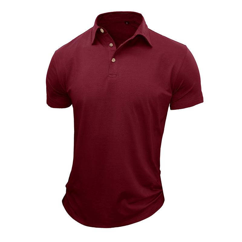 Men’s Short Sleeve Solid Polo Shirt