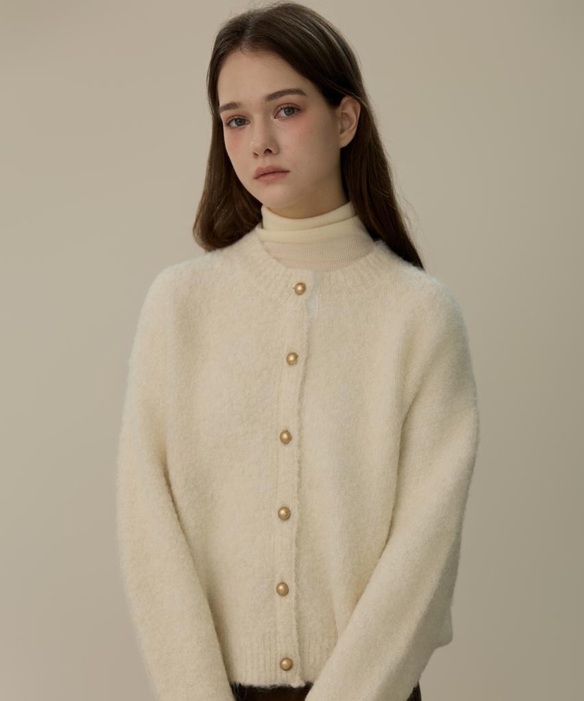 ELLIOTI Boucle Knit Cardigan_2Color
