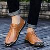 Handgefertigte Lederschuhe für Herren mit Schnürung, Freizeitschuhe