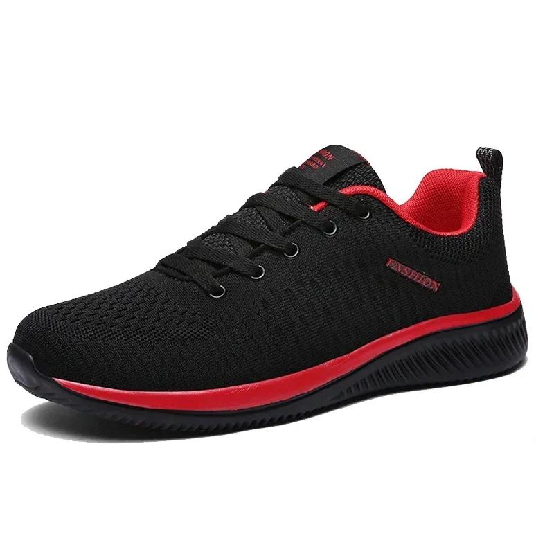 Men Shoes New Mesh Breathable Men'S Casual Shoes Comfortable Non-Slip Lightweight Moccasins Men Jogging Sneakers Size 35-50
