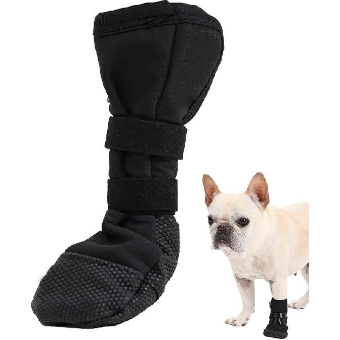ETIAL Dog Paw Wound Recovery Boot, Breathable Dog Bootie for Injured Paw, Anti-Slip Dog Shoe with Self-Adhesive Strap, Dog Paw Protector for Outdoor