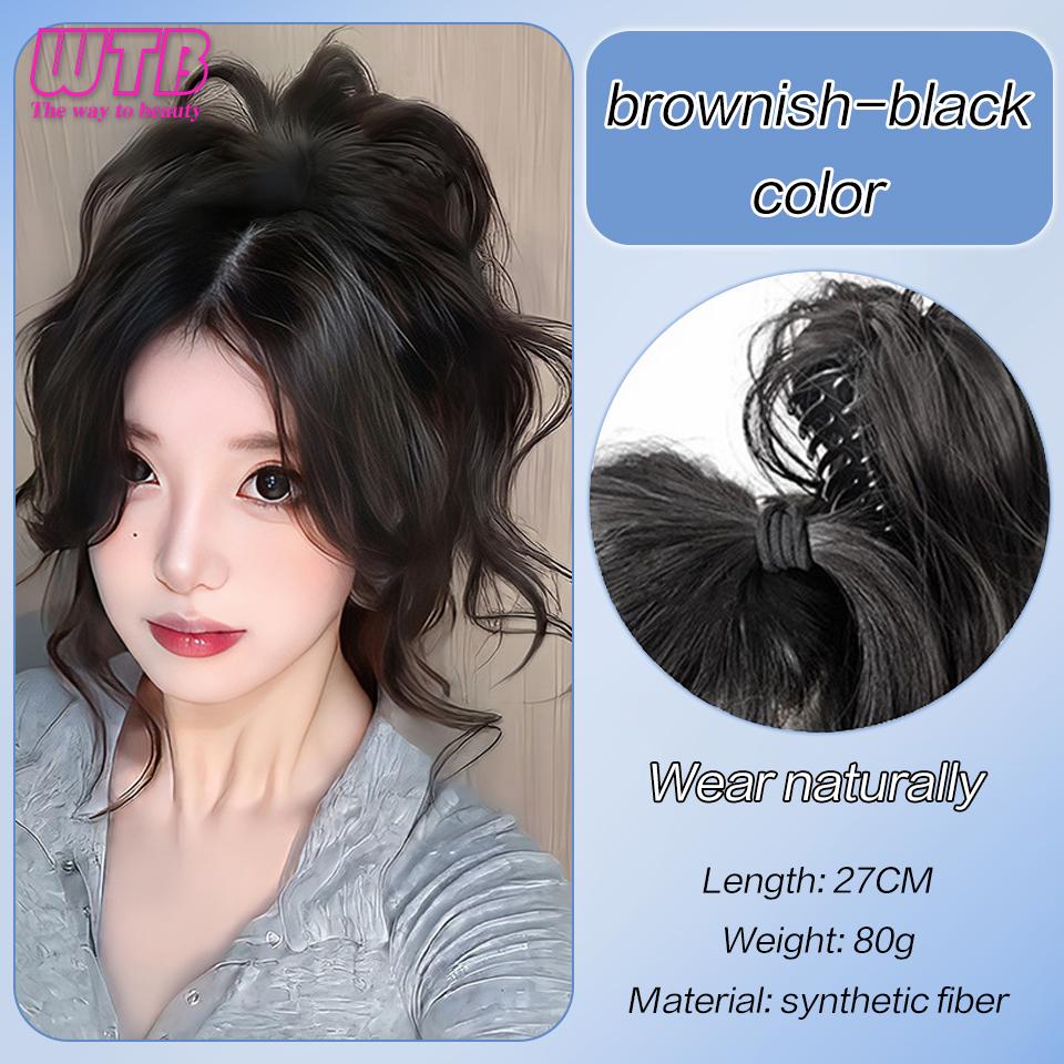 WTB Grab Clip krátké vlasy vysoký culík s různými parukami ze syntetických vláken
