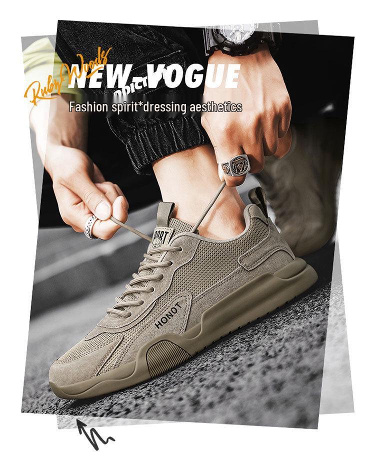 Autumn 2025 Men's Work Shoes: New Style Thick-Soled, Wear-Resistant Labor Protection Sneakers for Construction.